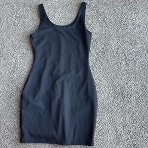 Express Black Body Contour Dress